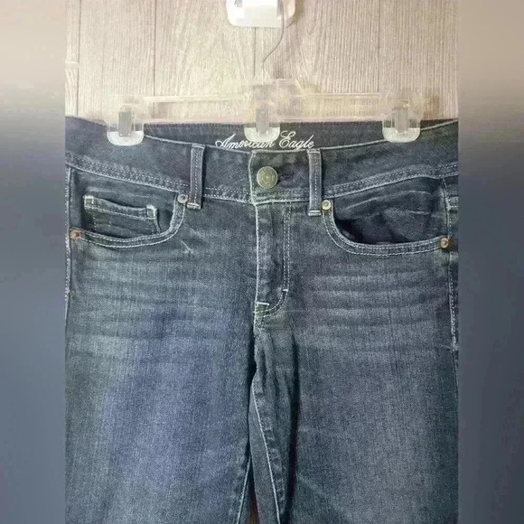 American Eagle orginal boot stretch denim jeans 6 short. - Picture 2 of 6